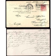 Canada-#11201 - 2c Admiral Canada p/c to Finland - Montreal, PQ - Nov 19 1919