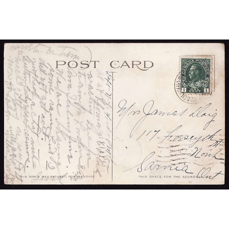 Canada-#11394 - 2c Admiral on p/c- Grand Trunk Ry Stn / London, Ont [ DD28