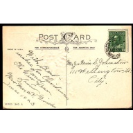 Canada-#11393 - 2c Admiral on postcard - Grand Trunk Ry Stn / London, Ont [ DD