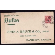 Canada-#11460 - 2c Admiral on Illustrated advertising cover "Bulbs" - Hamilton &