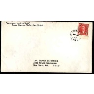 Canada-#11487 - 3c KGVI mufti - Chesterfield, NWT - Au 10 1939  - typed in UL cor
