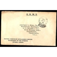 Canada-#11576 - Stampless "Ottawa Canada Free" franking on O.H.M.S. Natural Re