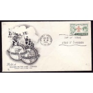 Canada-#11927 - 5c Jamboree with a black cacheted FDC [#356]-Ottawa Ontario,Canada-Aug 20 1955-