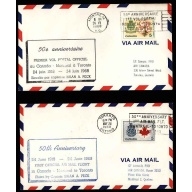 Canada-#11926 - Two 50th Anniversary covers commemorating "24 June 1918-24