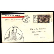 Canada-#12361 - 6c Ottawa Conference airmail on First Day Cover, Ottawa to Bradore