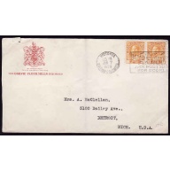 Canada-#12480 - 1c Admiral coil pair [#126] - Victoria, British Columbia slogan cancel