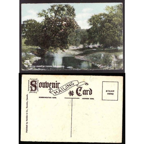 Canada-#12797-unused PECO postcard-Kettle Creek-St Thomas Ont-