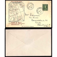 Canada-#12755 - 1c KGV pictorial [ paying 1c printed matter rate to England ] - Craig