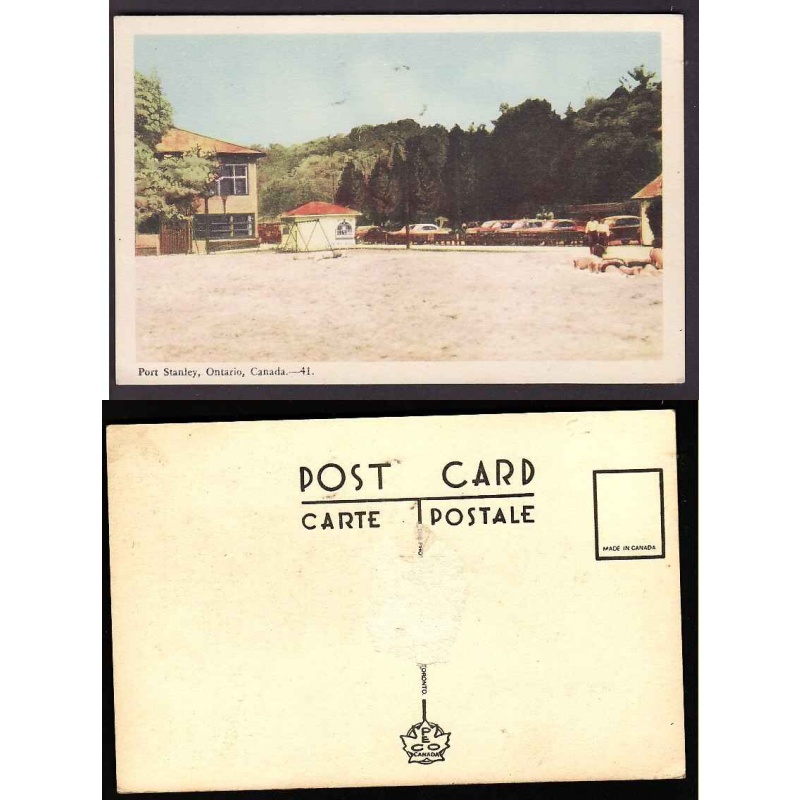 Canada- #12767-unused PECO postcard- Port Stanley-Ontario-