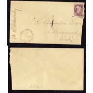 Canada-cover #14254-3c-Manitoulin-Killarney UC-M/S Aug10 1874-new late