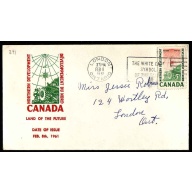 Canada-cover #13226-5c [#391]-Northern Development FDC-London,Ontario-Feb