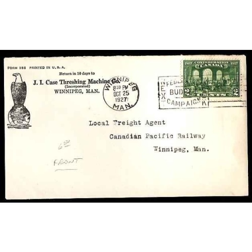 Canada-cover #12461-2c--front only-Winnipeg, Man slogan [ "Next Week Fe