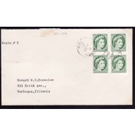 Canada-cover #13588-4c(4)-St J & PAB/RPO-N106-My23 1955-double weight