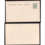 Canada-#12736- 1c KGV postal stationery - unused P57a -