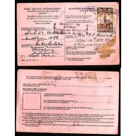 Canada-#9639 - 10c Parliament on AR card to Canadian Mission , Chungking China -