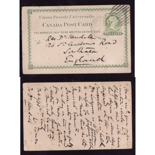 Canada-cover #13981-2c UPU-York-Bathurst St, Toronto duplex-A10-PM Fe 2 ??-