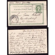 Canada-cover #13970-2c UPU-Montreal-flag 1-4-Mar 13 1897-Germany-Birk