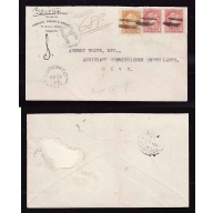 Canada-cover #14331-3c(2)+1c-drop registered free carrier rate-York cnty-Toronto