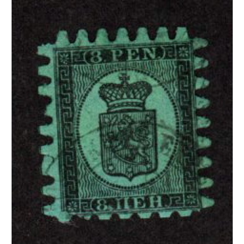 FINLAND USED 40p  COAT OF ARMS STAMP SCOTT # 10