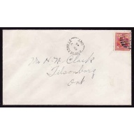 Canada-cover #12074-4c KGVI-Middlesex cnty-Harrietsville- No 2 1942