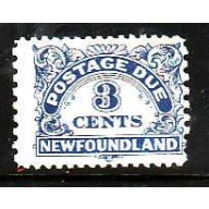Newfoundland-Sc#J3- id9-unused NH 3c Postage Due-1939-