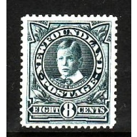 Newfoundland-Sc #110-unused,og, light hinged 8c Prince George-id5-1911