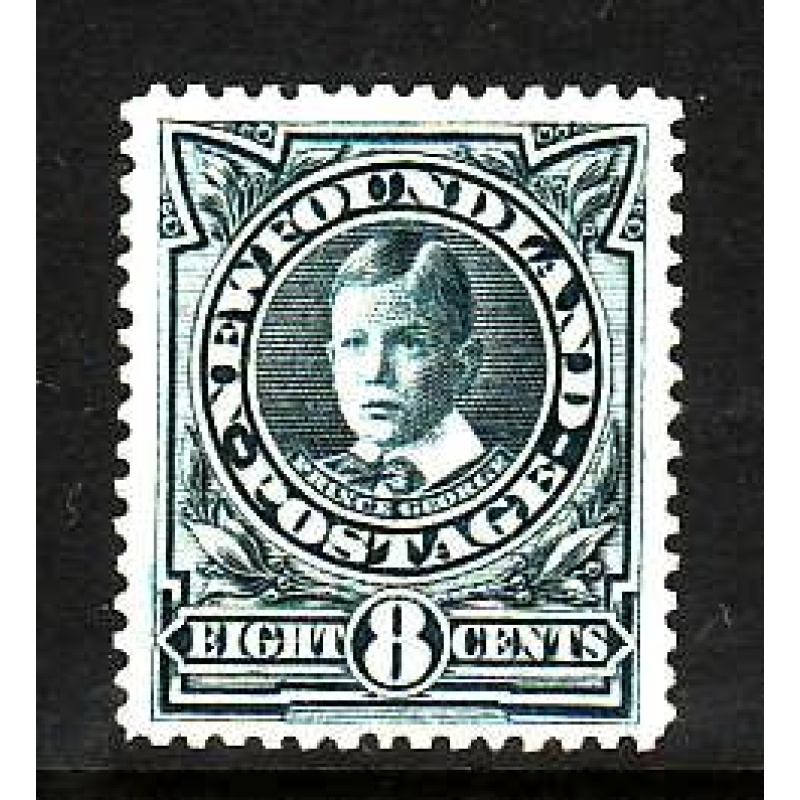 Newfoundland -Sc #110-unused,og, light hinged 8c Prince George-id5-1911