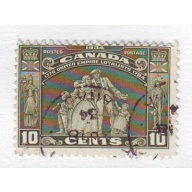 Canada Sc  209 1934 10c olive green Loyalists stamp used