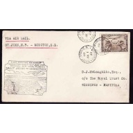 Canada-cover #13210-5c-AAMC 2939e-first flight St. John to Moncton-Jul 1 1929 -