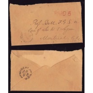 Canada-cover #14379-Stampless-Kingston,CW-Mr 24 1866-PAID 5