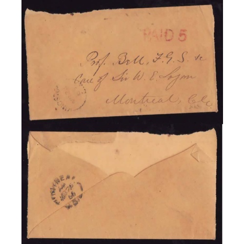 Canada-cover #14379-Stampless-Kingston,CW-Mr 24 1866-PAID 5