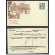 Canada-cover #5094 - 2c Admiral - Emerald Lake,Field BC-(CPR 70E)-unused -