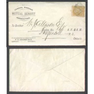 Canada-cover #4751-1c-London,Ont-printed matter-London Masonic Mutual Benefit