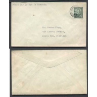 Canada-cover #4851-2c scroll on FDC [#150]-Toronto, Ont-Oct 17 1928-Unitrade