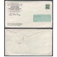 Canada-cover #4497-1c precancel #4530-The Free Press Prairie Farmer-Lyleton,Man