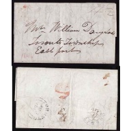 Canada-cover #13143-Stampless-Wentworth Cnty-Hamilton,CW-Au ? 1846 [ text