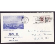 Canada-cover #13095-5c-Flowers-Halifax,NS-15 V 1965-Halpex '65-RPSC co