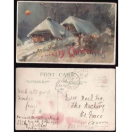 Canada-cover #11898-Hold to Light-St. John's,NFLD Dec 24 1907-Harbor Grace
