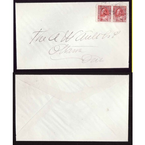 Canada-cover #4651 - 2c(2) Admiral-Prescott Cnty-Hawkesbury,Ont-Dec 23 1916-