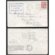 Canada-cover #5595-2c to Australia-London,Ont-May 25 1906-2c Empire rate
