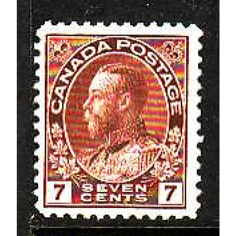 Canada-Sc#114- id11-unused og hinged 7c KGV-1924-