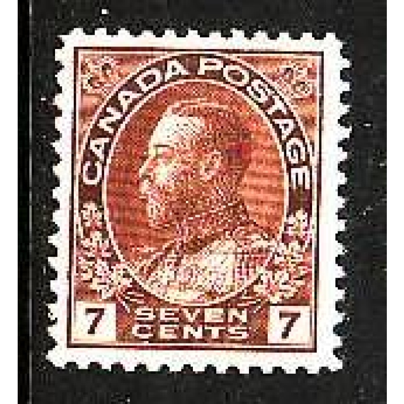 Canada-Sc#114- id7-unused og light hinged 7c KGV-1924-