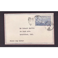 Canada-cover #11949-17c Special Delivery Air [CE3]-FDC-Brantford-Sp 16 1946-