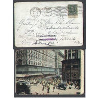 Canada-cover #4289-1c-Muskoka Dist-address to Toronto-re-routed-Sparrow Lake