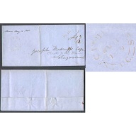 Canada-#6104-Stampless-Lincoln County-St. Catherines,UC-My 11 1860,double broken