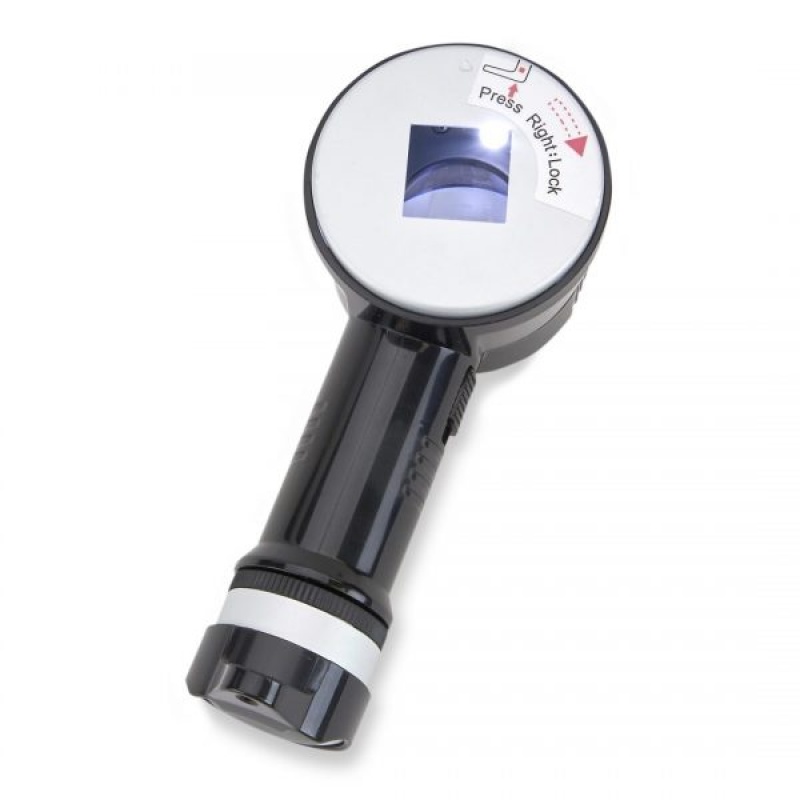 CP-45 measure loupe with super 11.5 magnification and LED/UV lighting