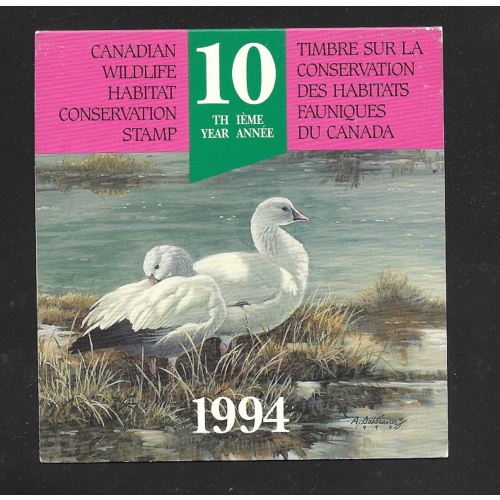 CANADA VanDam Catalogue # FWH10 $8.50 ROSS GEESE MNH F-VF