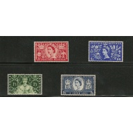GREAT BRITAIN Scott # 313 - 316 (Stanley Gibbons #'s 532 - 535) MLH F-VF