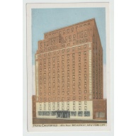 New York City New York Postcard Hotel Chesterfield Unposted