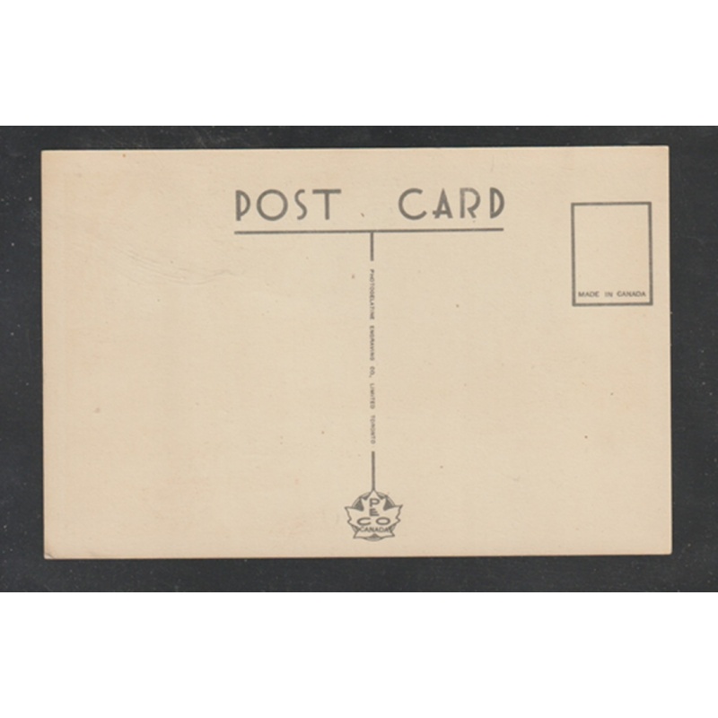 Moncton New Brunswick Postcard Canadian National Railway Depot White Border Publisher PECO